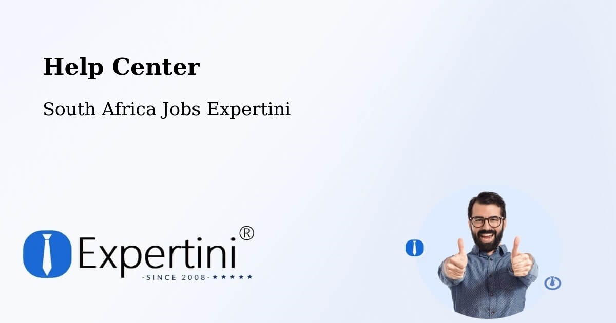 Help Center – Bethlehem - South Africa Jobs Expertini